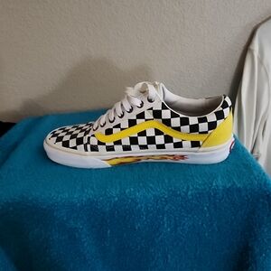 Vans Old School Flame Checkerboard Sneakers
